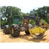 Image 4 : JOHN DEERE 748H GRAPPLE SKIDDER, S/N 628600 (10 YR) DUAL ARCH, WINCH, ECAB W/AIR, 30.5-32 TIRES, MET