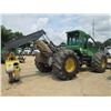 Image 2 : JOHN DEERE 748H GRAPPLE SKIDDER, S/N 623423 (09 YR) DUAL ARCH, WINCH, ECAB W/AIR, 30.5-32 TIRES, MET
