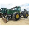 Image 8 : JOHN DEERE 748H GRAPPLE SKIDDER, S/N 623423 (09 YR) DUAL ARCH, WINCH, ECAB W/AIR, 30.5-32 TIRES, MET