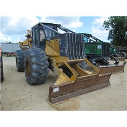 JOHN DEERE 748 III GRAPPLE SKIDDER, S/N 597808 (05 YR) DUAL ARCH, WINCH, 30.5-32 TIRES, ECAB W/ AIR