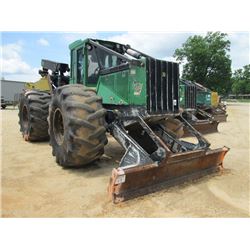 JOHN DEERE 748G III GRAPPLE SKIDDER, S/N 611957 (07 YR) DUAL ARCH, WINCH, ECAB W/AIR, 35.5-32 TIRES,