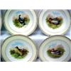Image 2 : Set of eight cabinet game plates, 9" diameter