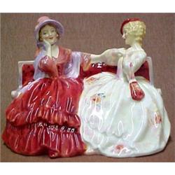 Royal Doulton double lady figural grouping "T