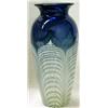 Image 1 : Durand vase, feather pattern "Peacock", 12" h