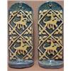 Image 1 : A pair of Moravian Pottery sconces "Deer Ridi