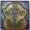 Image 1 : Pottery tile, probably Van Briggle, 4" square