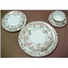Image 2 : Set of Haviland Limoges dinnerware "Trellis",