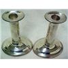 Image 2 : A pair of Steiff sterling silver candlesticks