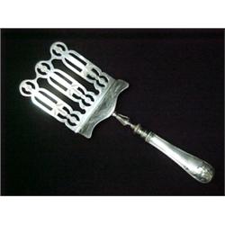 Asparagus server with hollow handle, heavy si