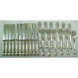 Gorham sterling silver partial flatware set "