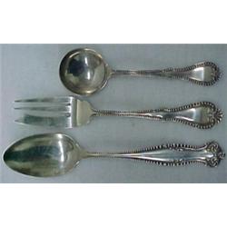 A grouping of sterling silver flatware includ