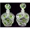 Image 1 : A pair of Lalique crystal scent bottles with