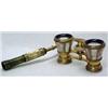 Image 1 : Opera glasses, with mother of pearl and brass