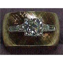14K gold and diamond ring, eighty-five point