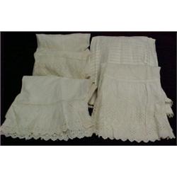 One lot of Victorian white undergarments incl