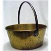 Image 3 : Brass bucket, iron bail handle with copper ri