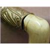 Image 5 : Bamboo carved walking stick with gold filled