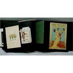 Scrapbook with 1943 1st day issue envelopes,