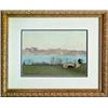 Image 1 : Josiah Thomas Tubby, framed watercolor, view