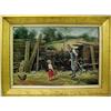 Image 1 : Oil on canvas, The Country Joiner", signed (l