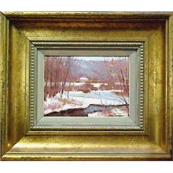 Anthony Michael Autorino, framed oil on board