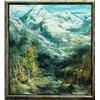 Image 1 : Robert Elsecht, "Wyoming Spring", framed oil