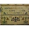 Image 2 : Alphabet sampler, dated 1786, alphabet over n