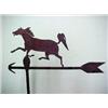Image 2 : Weathervane, painted sheet metal and hand wro