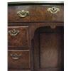 Image 3 : Chippendale burled walnut veneer kneehole des