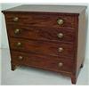 Image 2 : Federal mahogany chest of drawers, rectangula