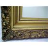 Image 2 : Gilt plaster over wood framed mirror, shell a