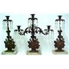 Image 1 : Three piece girandole set, including center t