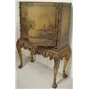 Image 2 : Chinoiserie decorated cabinet on stand, doubl