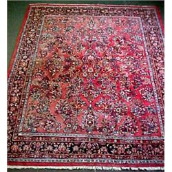 Hand tied Oriental rug "Sarouk", mid 20th C.,
