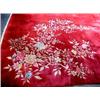 Image 2 : Chinese hand tied rug, with polychrome floral