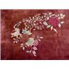 Image 4 : Chinese hand tied rug with polychrome floral