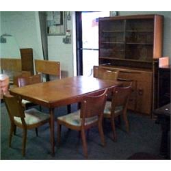 Heywood Wakefield seven piece dining room set