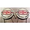 Image 2 : A pair of advertising bar stools, Drydene Mot