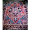 Image 1 : Hand tied Oriental rug "Herez", C. 1930, with