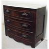 Image 2 : Walnut Victorian chest of drawers, beveled wh