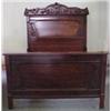 Image 1 : Three piece walnut Victorian bedroom set incl