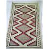 Image 1 : Navajo rug, in brown, black, red, grey and cr
