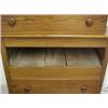 Image 3 : Chestnut Chippendale tall chest, three drawer