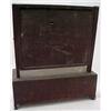 Image 3 : Mahogany shaving stand, line inlay, bow front