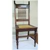 Image 1 : Set of six oak spindleback side chairs with r