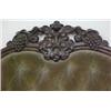 Image 3 : Walnut Victorian and upholstered sofa, grape