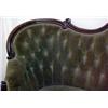 Image 4 : Walnut Victorian and upholstered sofa, grape