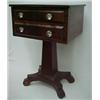 Image 2 : Walnut Empire sewing stand, rectangular top o