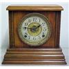 Image 1 : Ingraham walnut cased mantle clock, 10 1/4" h