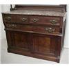 Image 3 : Walnut Victorian server, applied urn and swir